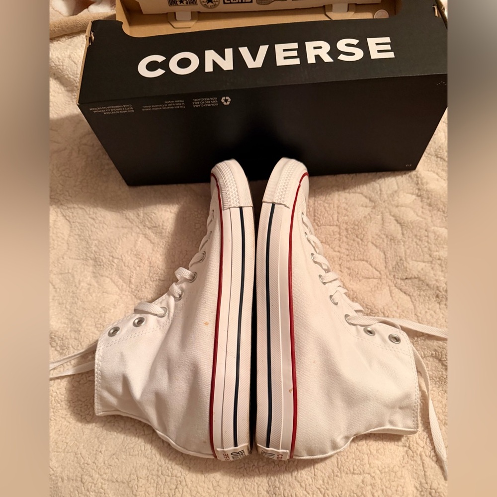 Converse Optical White All Star High-Tops - Picture 5 of 12